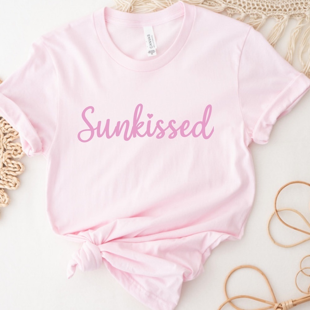 Sunkissed Summer Graphic Unisex Crew Neck Tee Shirt S-5X